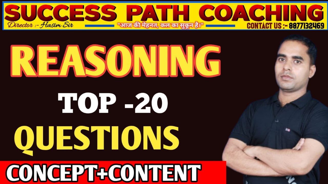 TOP 20 REASONING QUESTIONS BY HASIM SIR