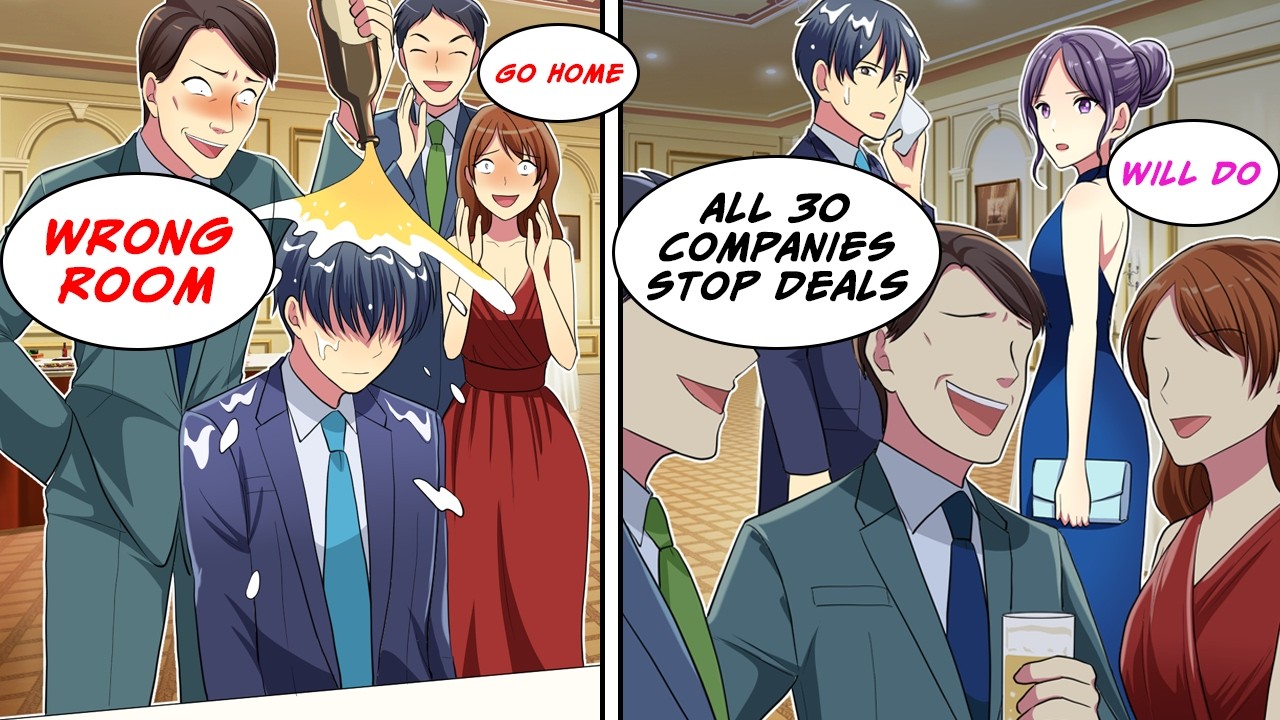 [Manga Dub] An Executive dumped beer on Me, but I cut all deals with His firm and...!? [RomCom]