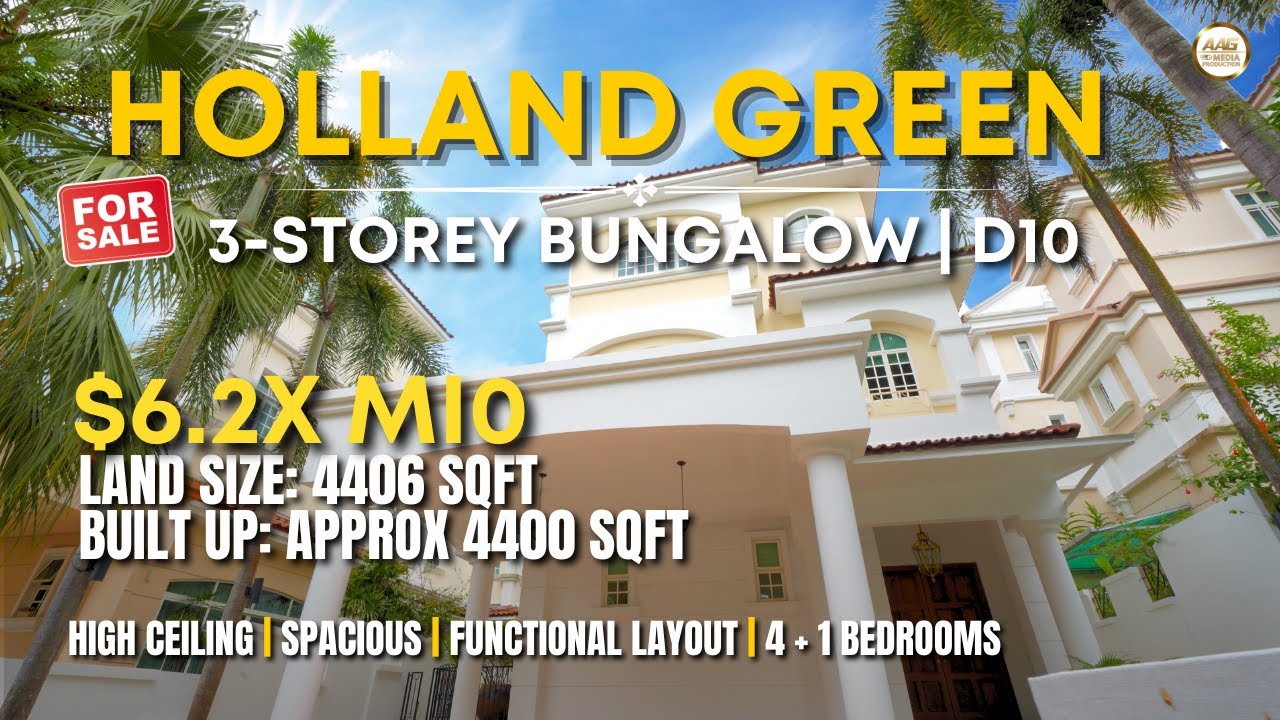 Singapore Landed Property Home Tour | 3-storey Bungalow @ Holland Green by Wong Siew Lan