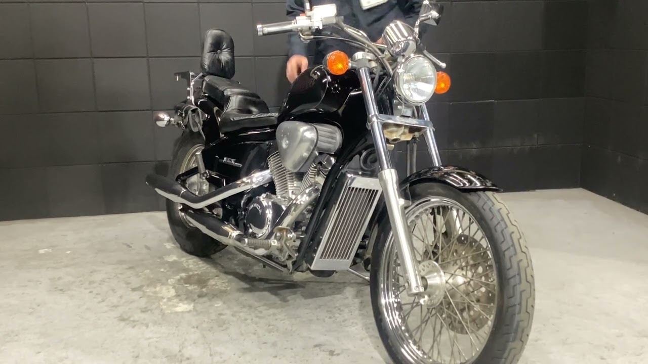 スティード600　乗りやすさと格好良いアメリカンスタイルを併せ持ったカスタムベースとしても人気のあるモデルです！【エンジン始動動画】