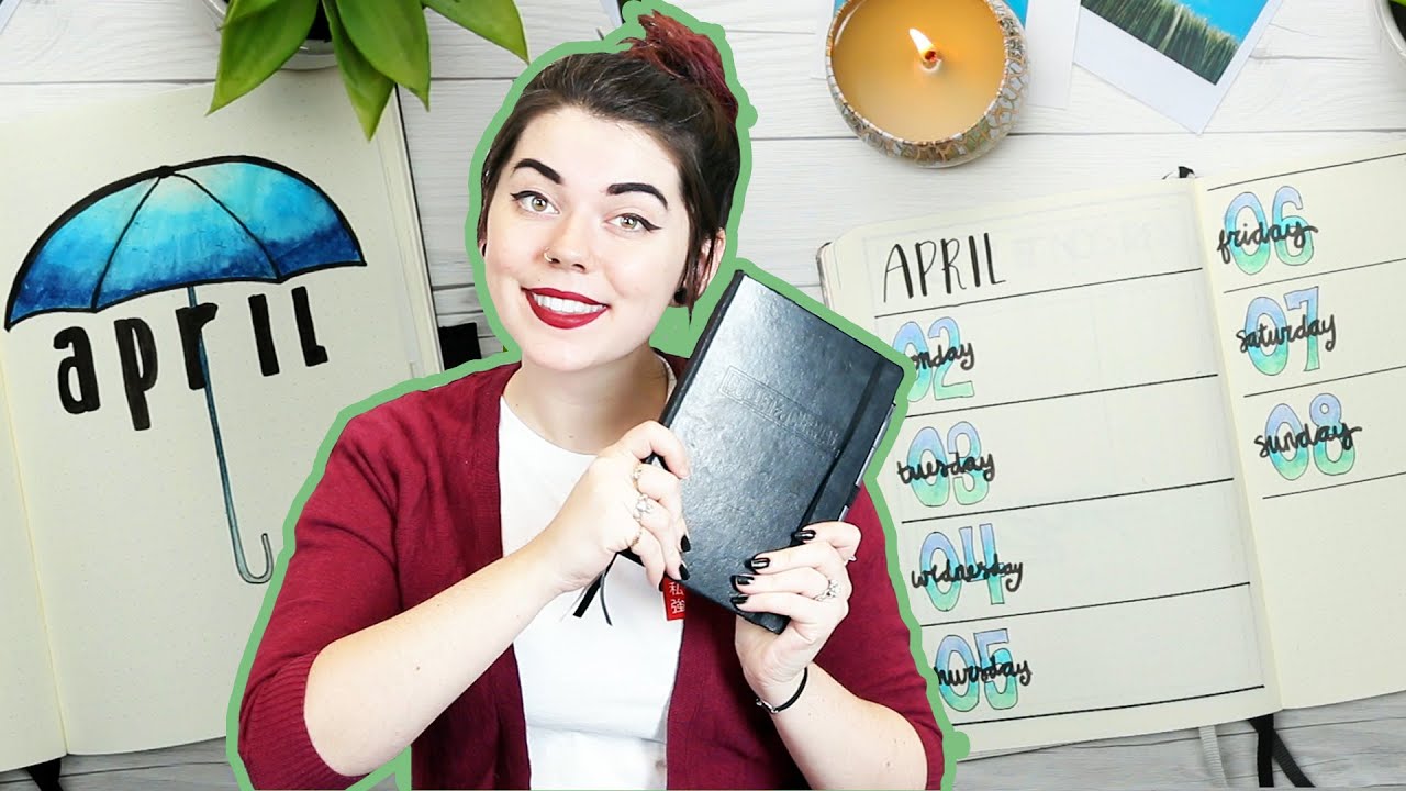 ПЛАНИРУЙТЕ СО МНОЙ: Bullet Journal за апрель + Flipbook за март