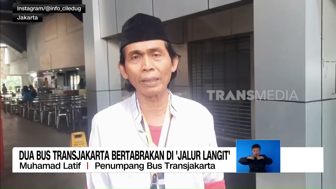 Dua Bus Transjakarta Bertabrakan Di Jalur Langit | REDAKSI (23/02/26)