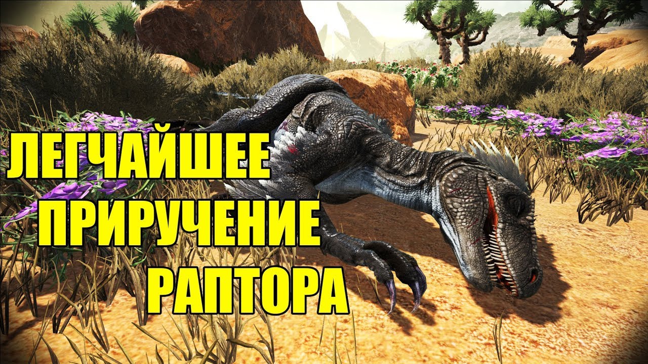 Мега план по приручению раптора - ARK Scorched Earth | АРК Выженная Земля #4