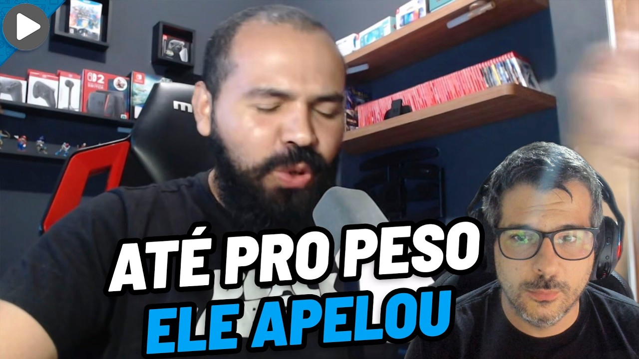 SUPER NINTENDISTA AMANCIO APELA ATÉ PRO PESO DO SR LINGUIÇA PRA DESMERECÊ-LO