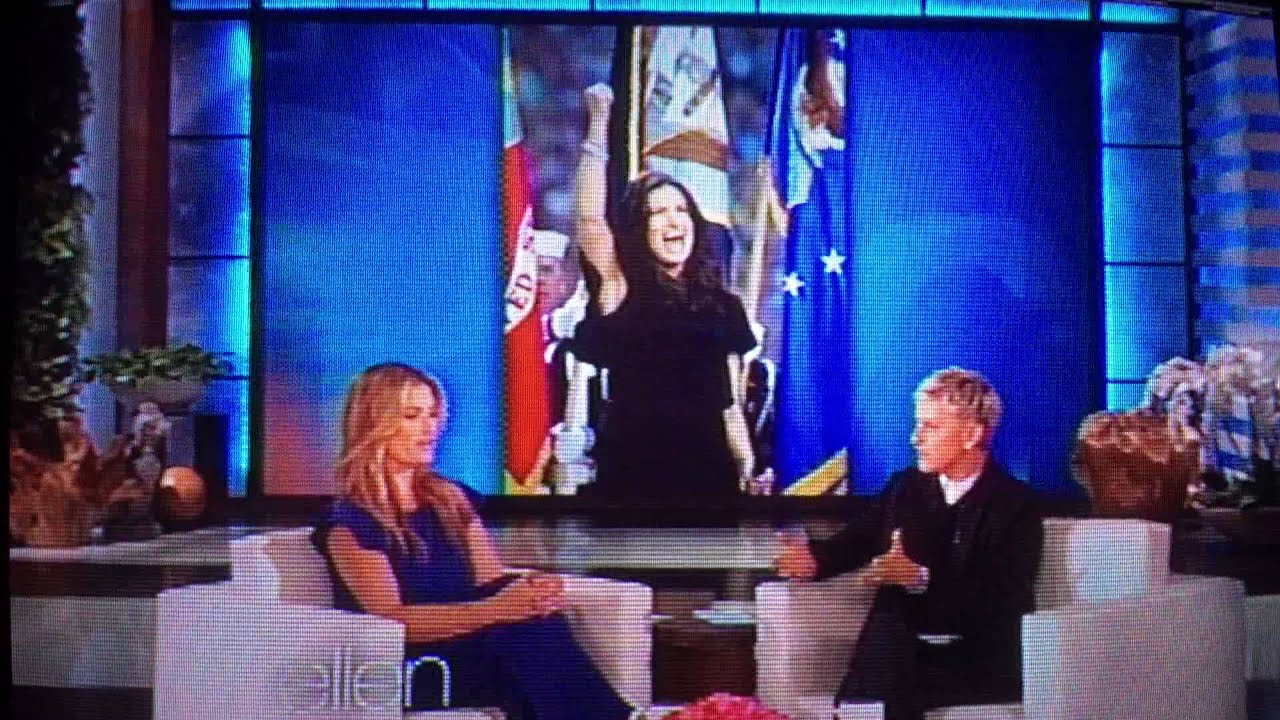 Idina Menzel interview on Ellen 4/30/15