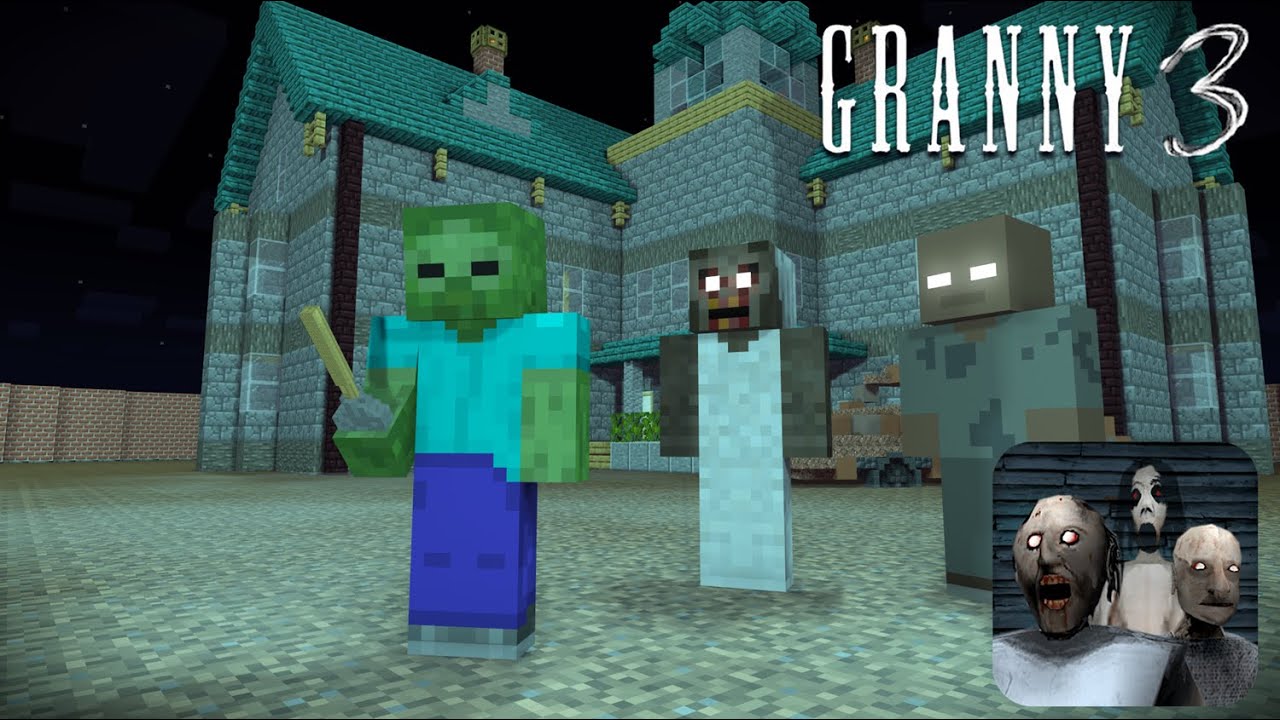 GRANNY 3 HOUSE PUZZLE CHALLENGE - GeorgeRgames Animation 