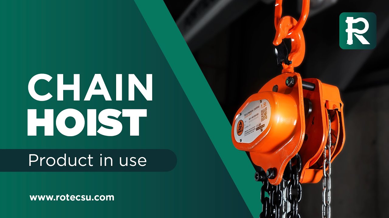 CHAIN HOIST / Product in use
