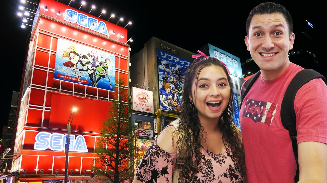 Huge SEGA Arcade in Akihabara Tokyo, Japan!