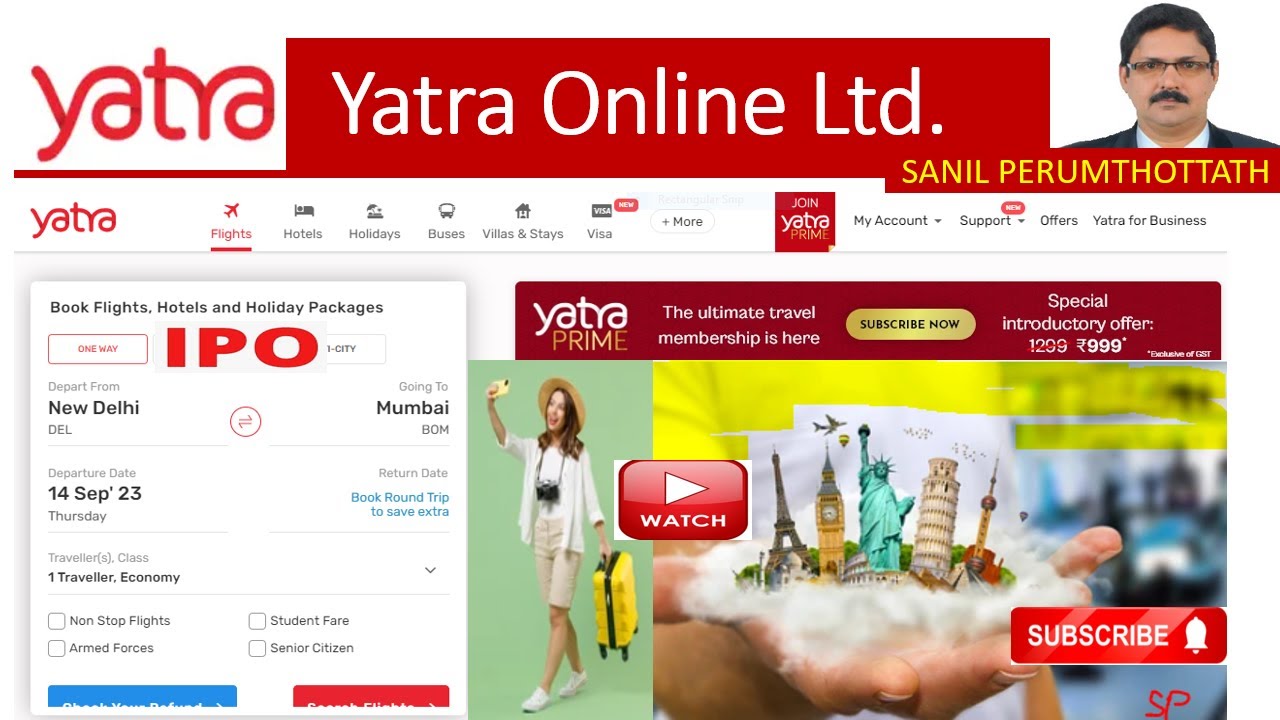 219-Yatra Online Limited IPO - Stock Market for Beginners video.
