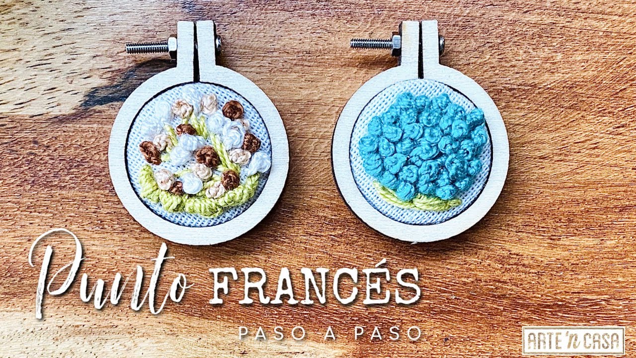 Punto Franc&eacute;s paso a paso - aprender a bordar de forma f&aacute;cil