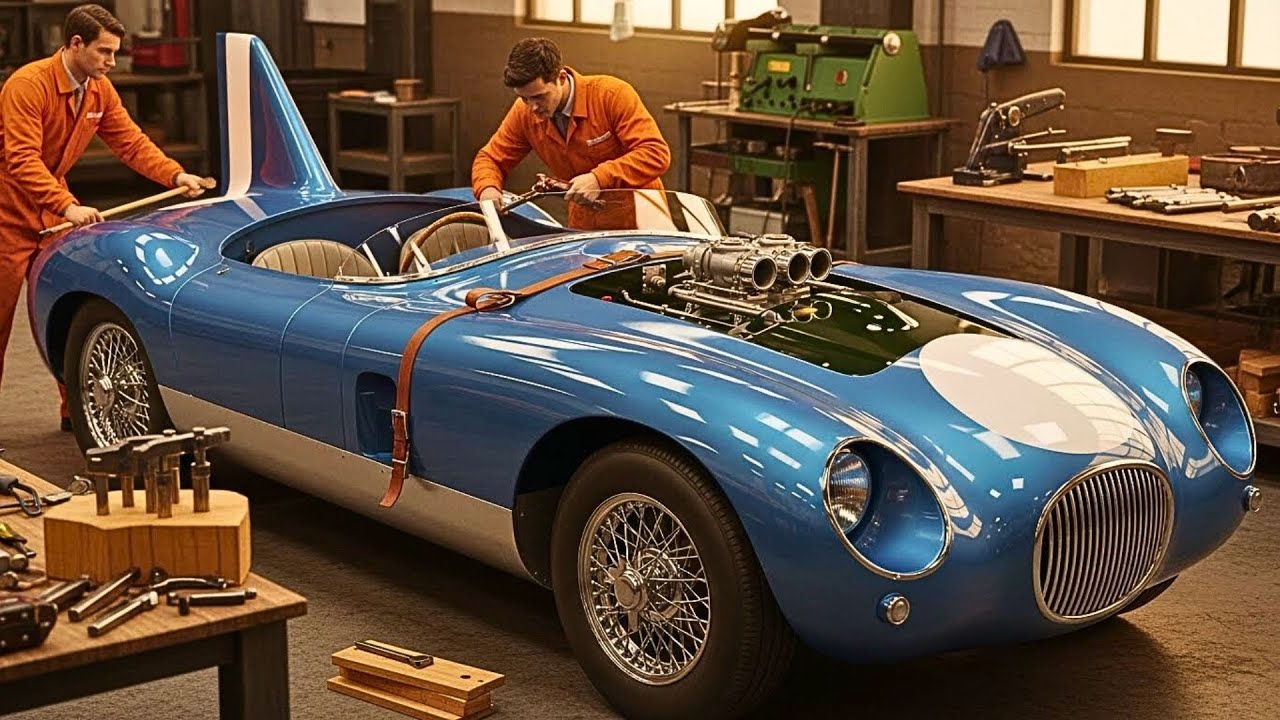 Inside the Jaguar D-Type Factory: Building the 1955 British Racing Legend (Full Process)