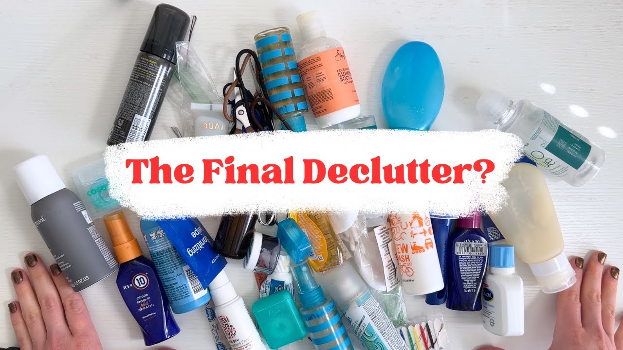 Мини-наборы для путешествий Decclutter для Project Pan с мной