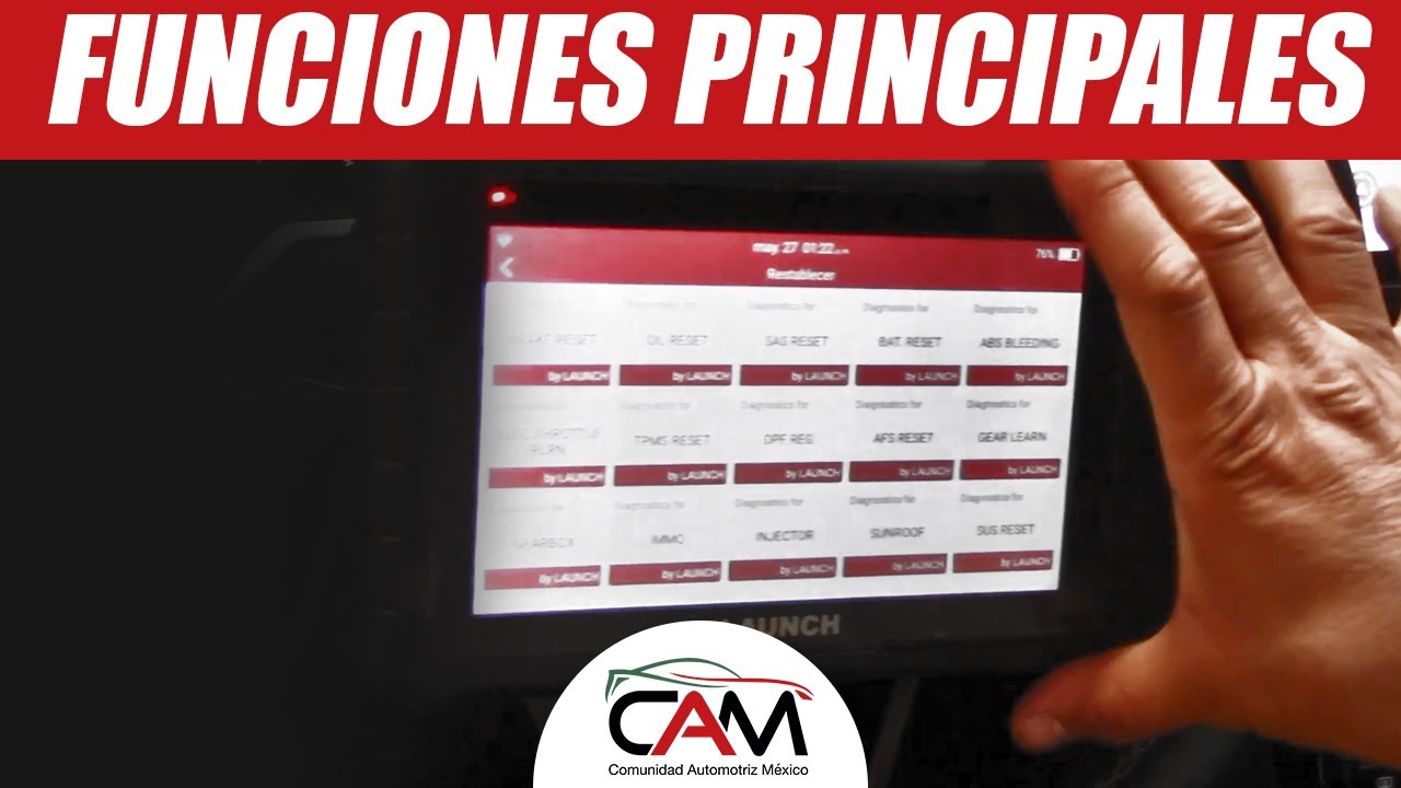 Funciones de Diagnóstico con CRP 349 Launch