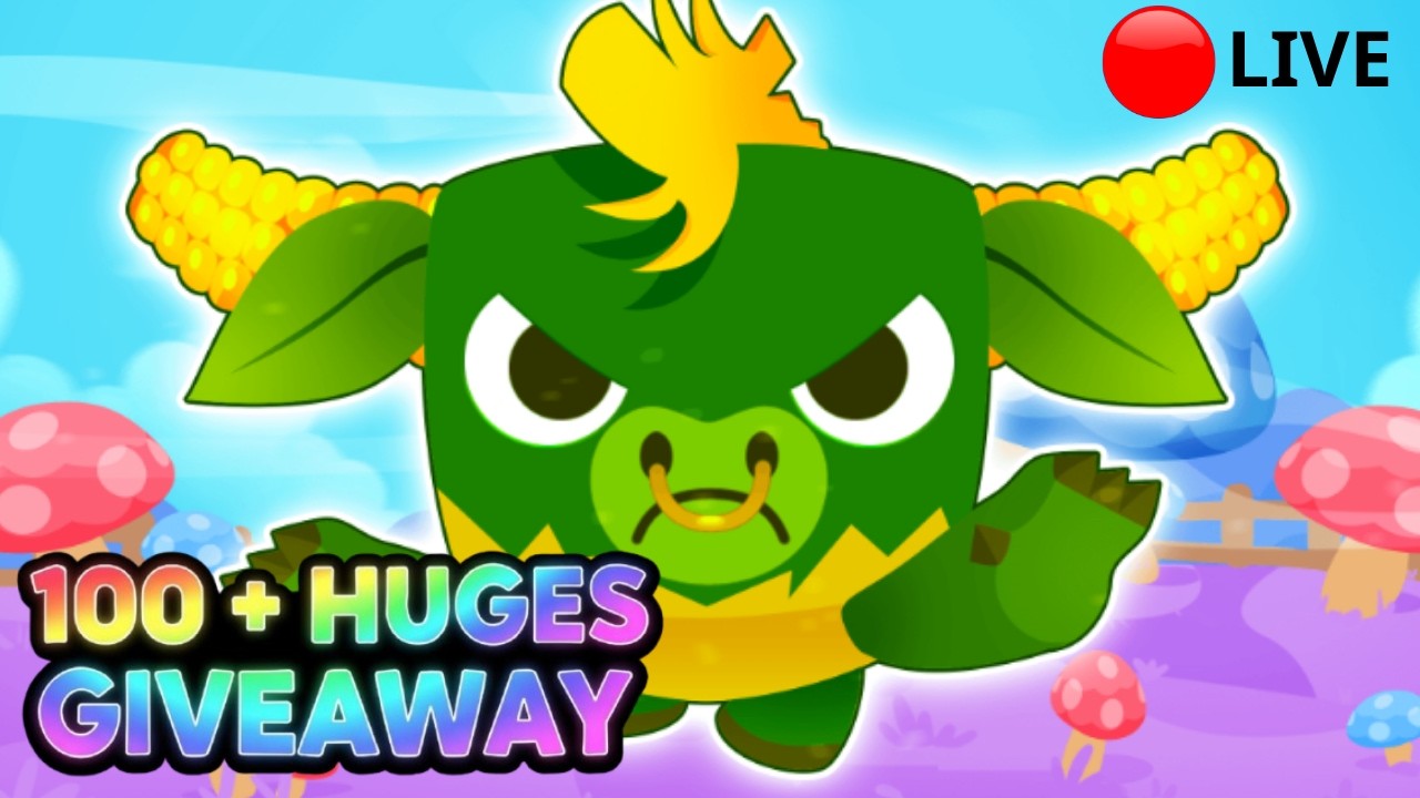 🔴 LIVE! 100+ Huges GIVEAWAY! Pet Simulator 99