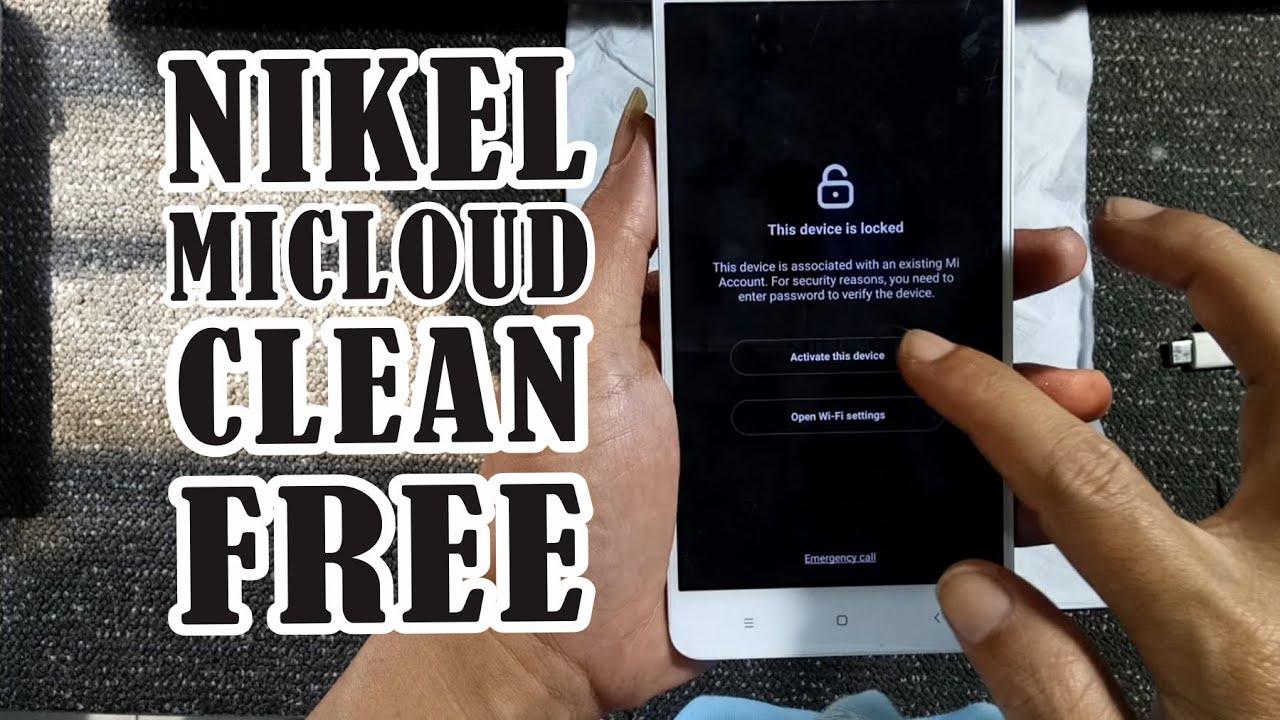 FREE FIX ALL | Micloud Clean Redmi Note 4 Nikel MIUI 10