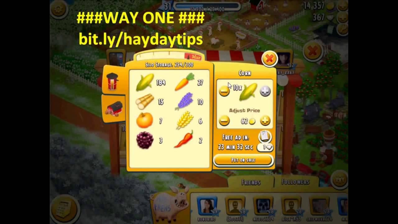 Hay day guide Fastest ways to make money gold in hay day
