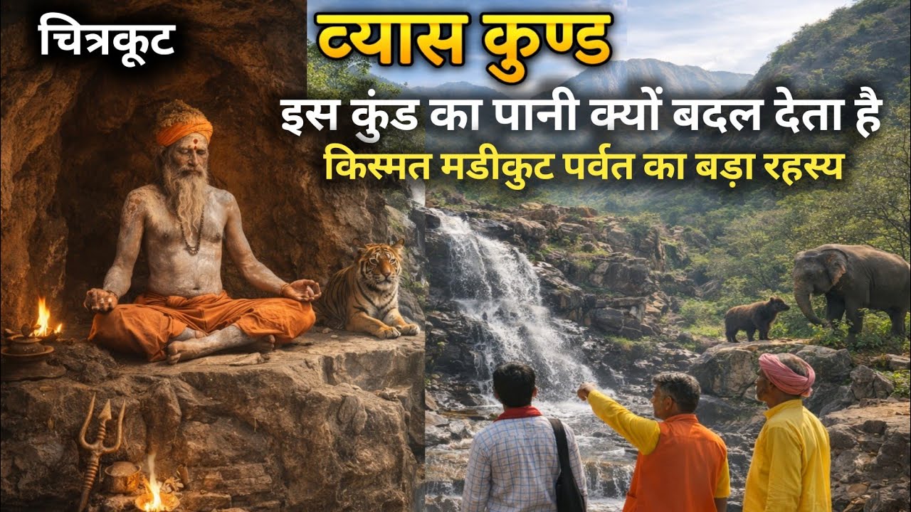 Chitrakoot जंगल किनारे इस कुंड का पानी बदल देता है किस्मत मडीकुट पर्वत का बड़ा रहस्य l