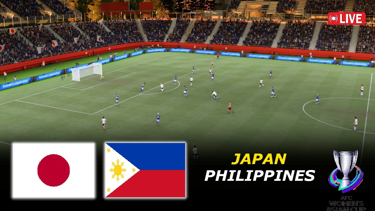 🔴Japan vs Philippines LIVE | AFC Women’s Asian Cup 2026 | eFootball Pes 21 Simulation