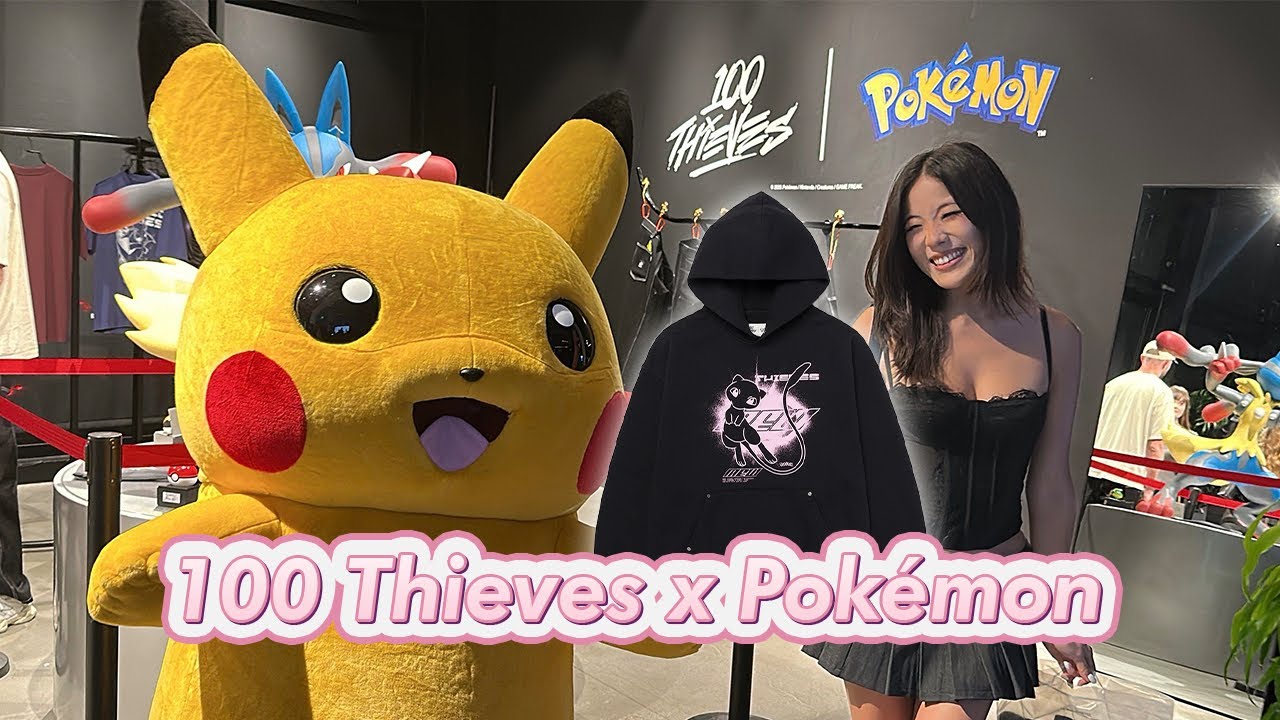Событие 100 Thieves x Pokemon Creator | Закрытая вечеринка по случаю запуска | Комплекс 100 Thieves