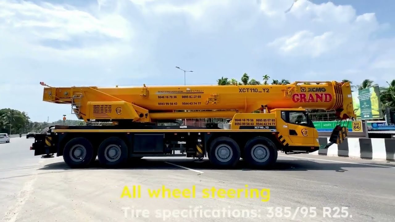 Presenting the All-New BS-V Compliant XCT110_Y2 | 110 Ton Truck Crane | XCMG India