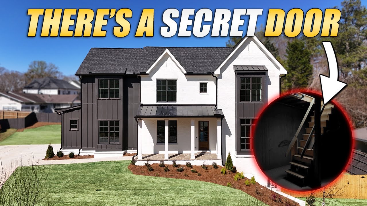INSIDE A $1.2M New Home in Atlanta with a Secret Passage