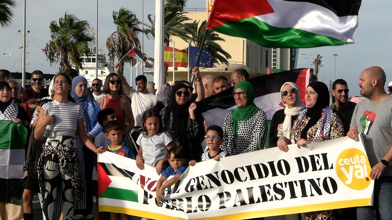 Ceuta Ya! organiza una despedida simbólica a la Flotilla Sumud