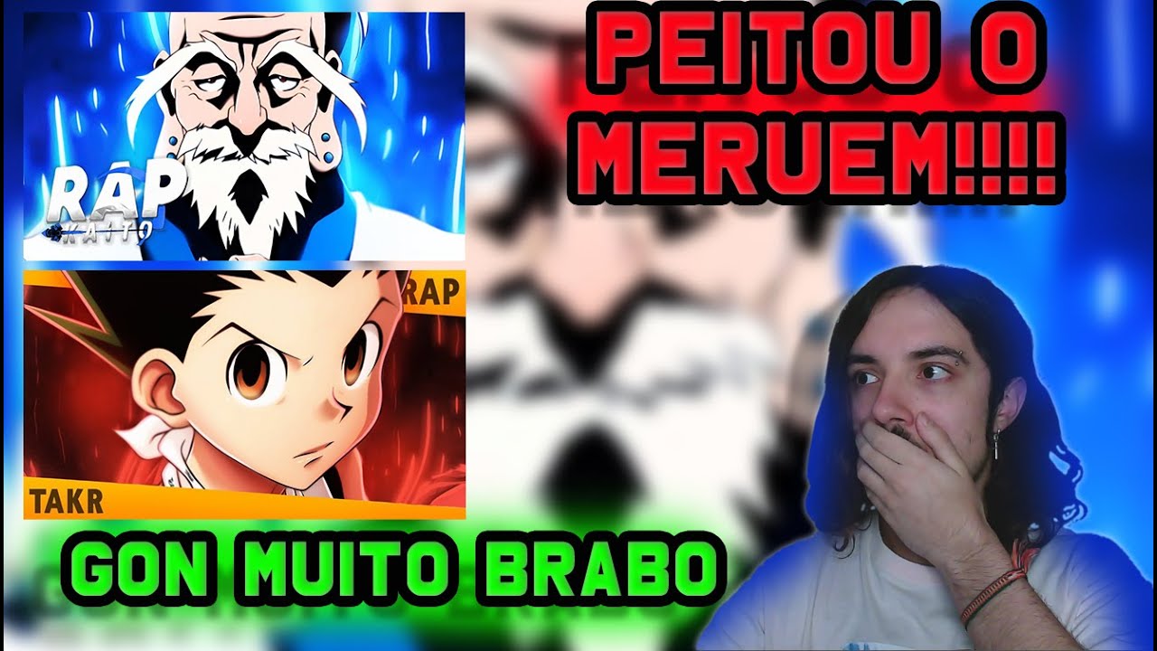 (PEITOU O MERUEM!!) REAGINDO ao RAP DO NETERO (KAITO) e ao RAP DO GON (TAKERU) [REACT] NaiReact