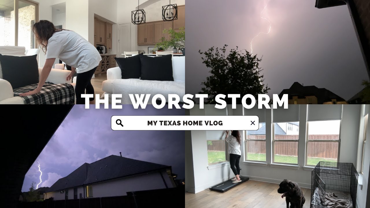Tornado Season is here - the worst storm I have ever experienced + Birthday Party