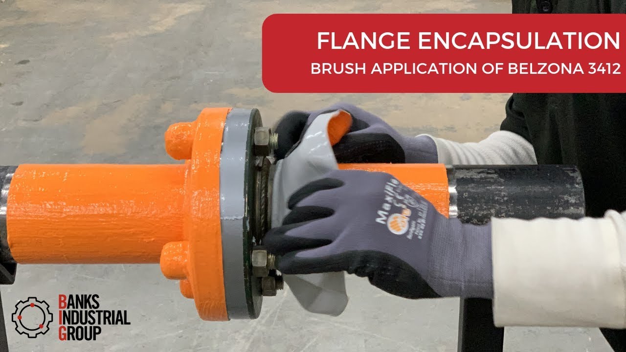 Flange Encapsulation Belzona 3412