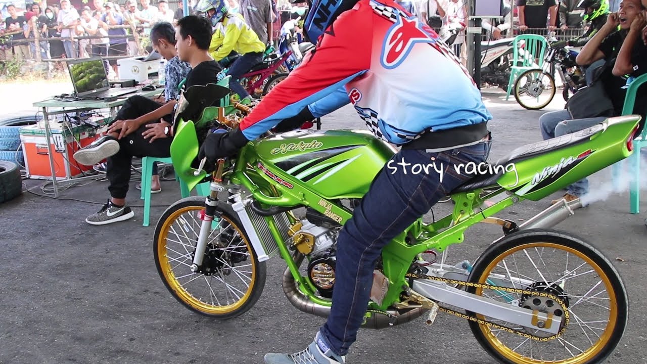 ninjanya keren banget, kira2 habis berapa ya? drag bike gds fun