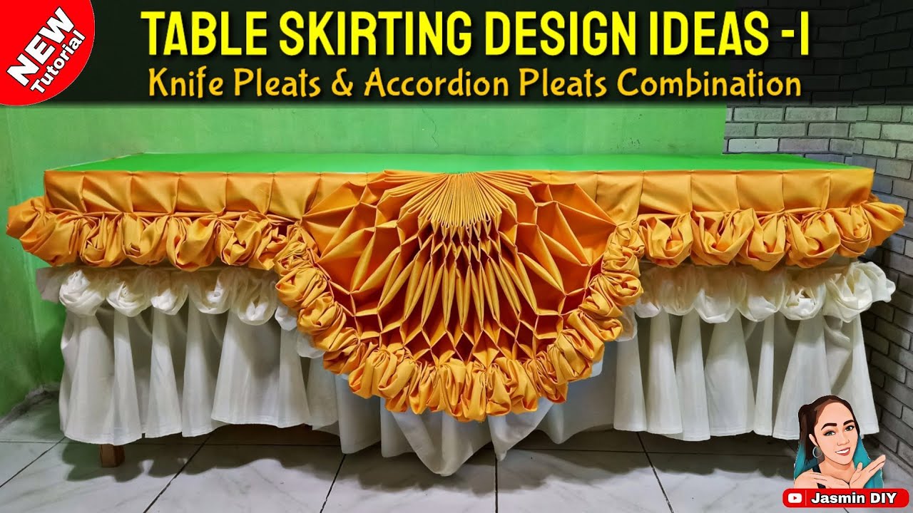 SUNFLOWER |Table Skiting Design Ideas-1 Tutorial |simple design |best for any occasion