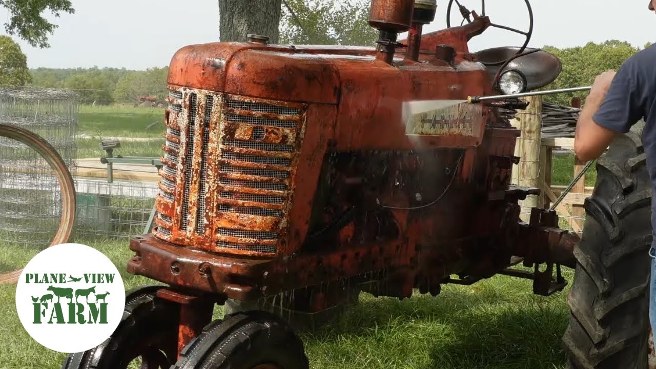 1955 Farmall 300: Washing And Degreasing