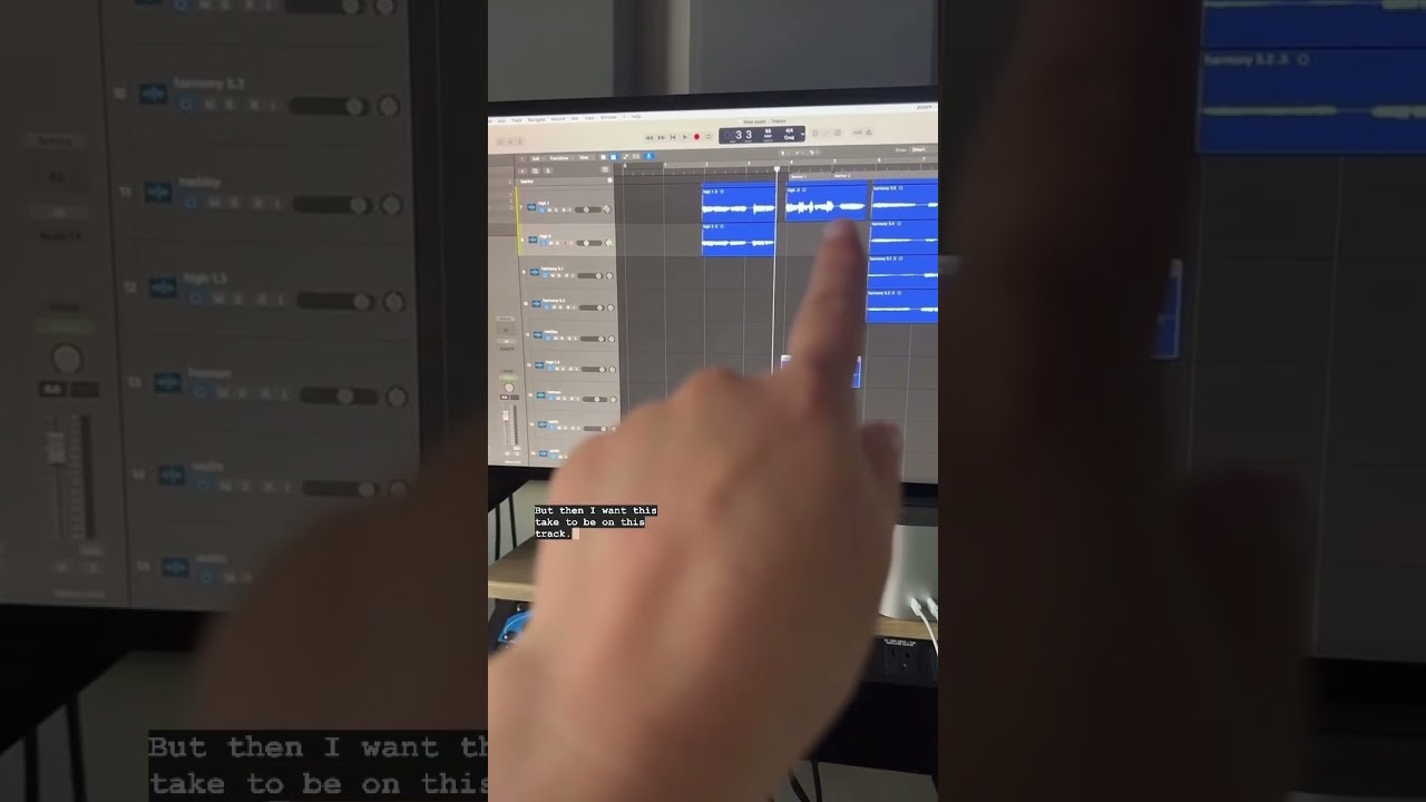 Быстро переносите дубли на новые треки в Logic Pro #logicpro #musicproduction