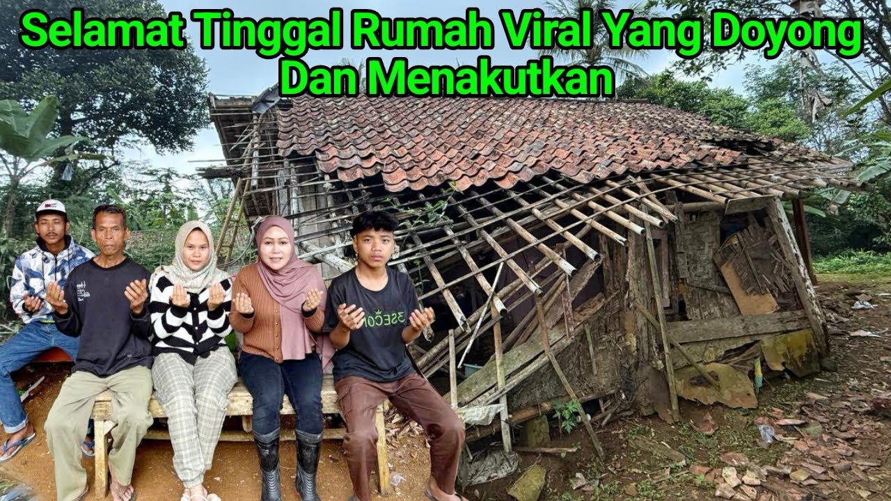 VIRAL Seperti Dunia Sinetron Tetapi Nyata Terjadi Selamat Tinggal Rumah Noval Yang Doyong 