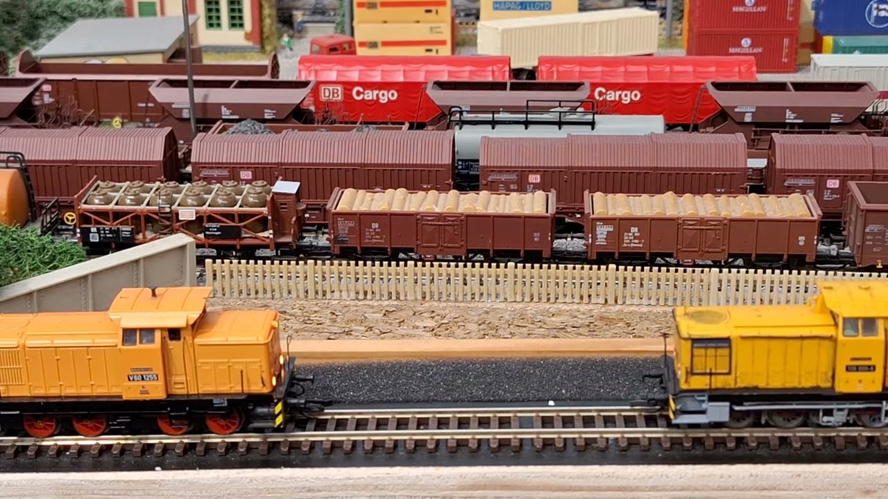 Spur TT BR 106 vs V 60  2x BR 102 vs Köf