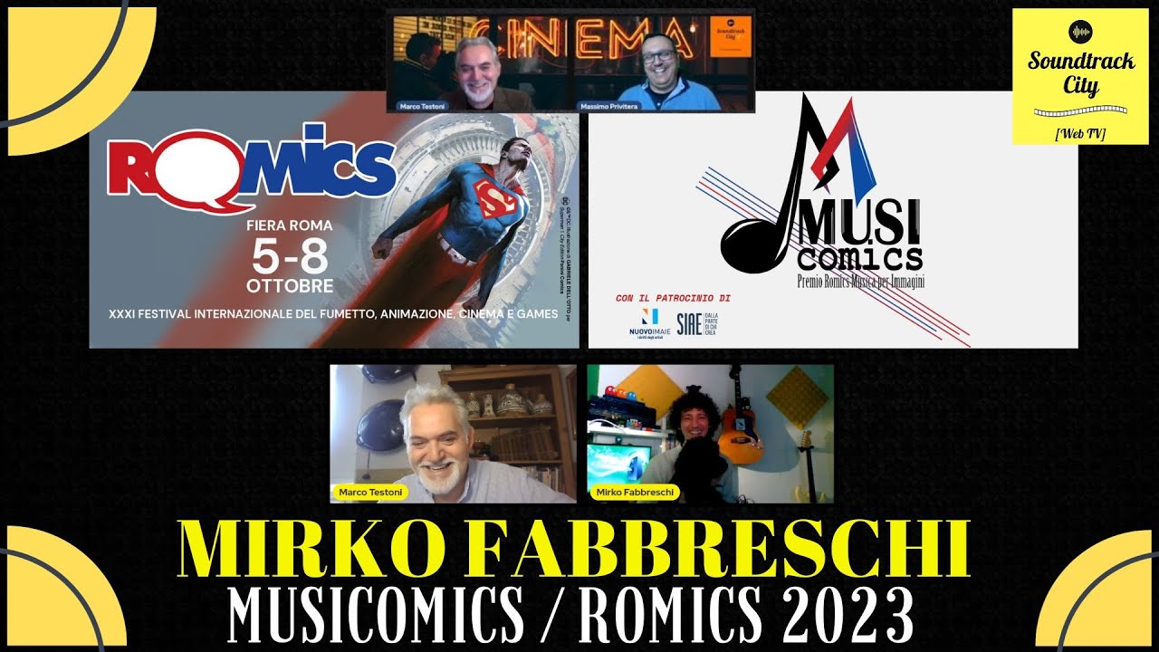 Soundtrack City #250 - Romics & Musicomics 2023 / Mirko Fabbreschi