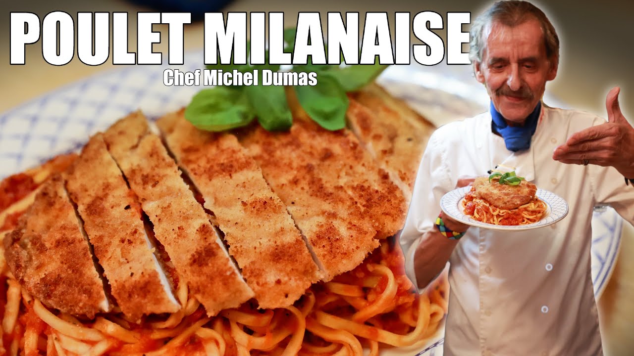 Escalopes de poulet à la milanaise | Une recette de poulet frit super facile prête en 30 minutes !