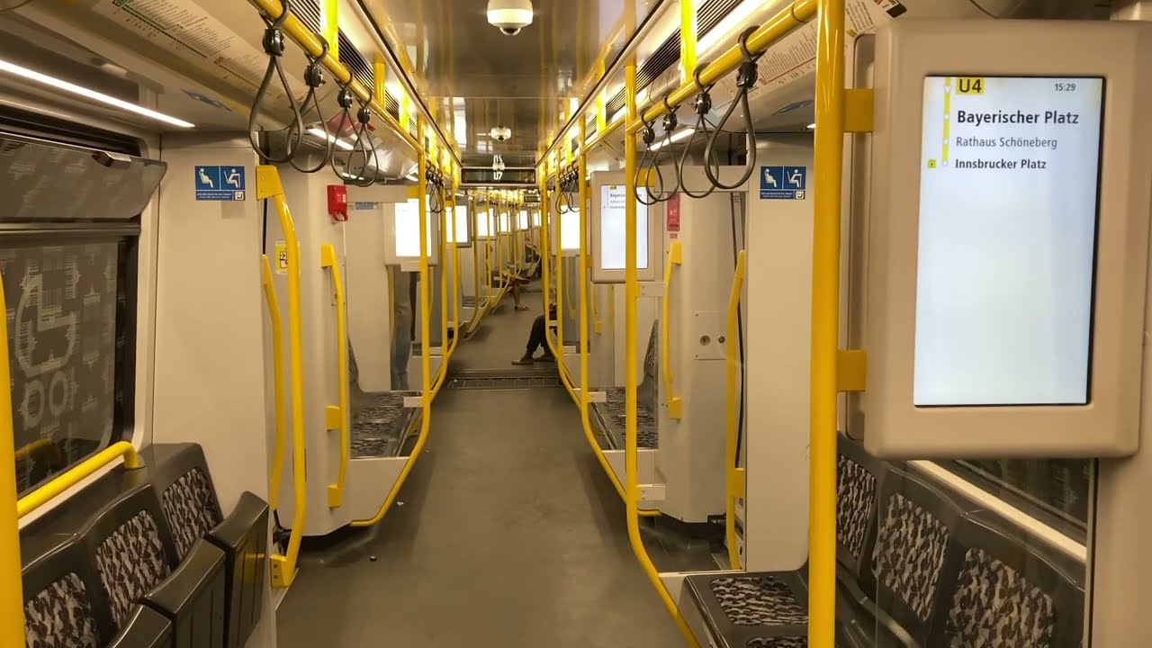 U-Bahn Berlin - Mitfahrten im IK-Zug auf der U4