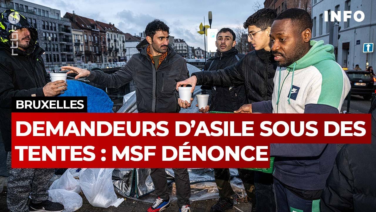 Crise de l'accueil : MSF dénonce la situation sanitaire - RTBF Info