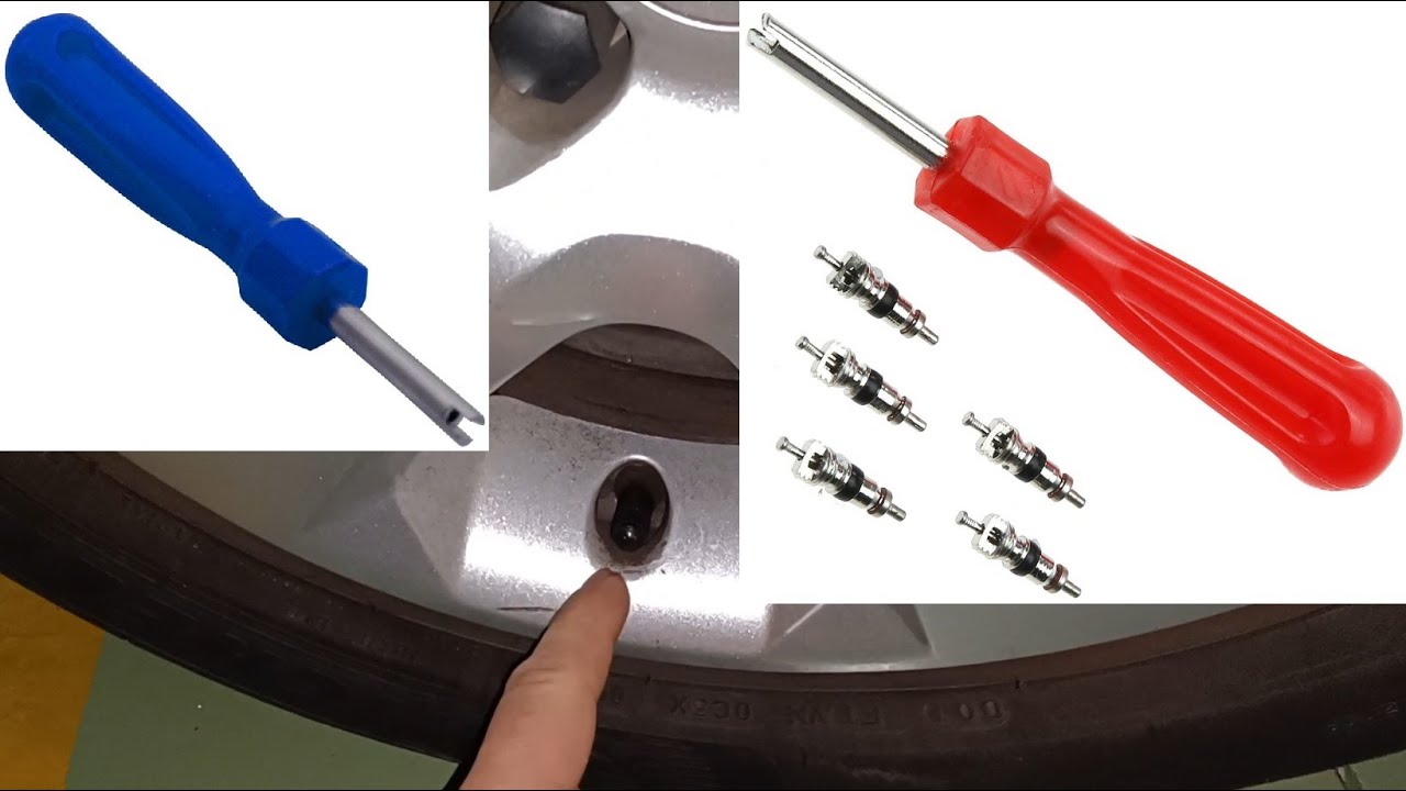 Válvula rueda de coche fuga aire (apretamos obús)