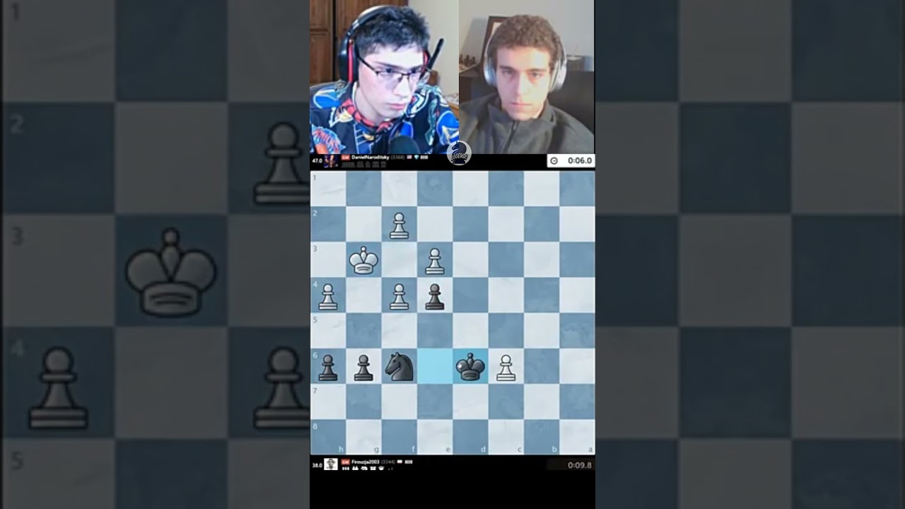 Knight vs Pawn in ultra bullet  #chess #shorts #alireza