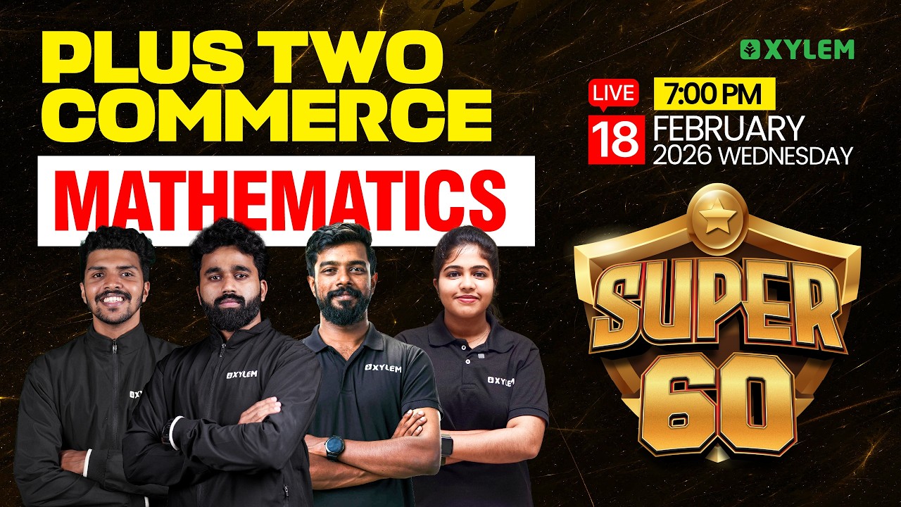 PLUS TWO COMMERCE: MATHEMATICS - SUPER 60 | Xylem Plus Two Commerce