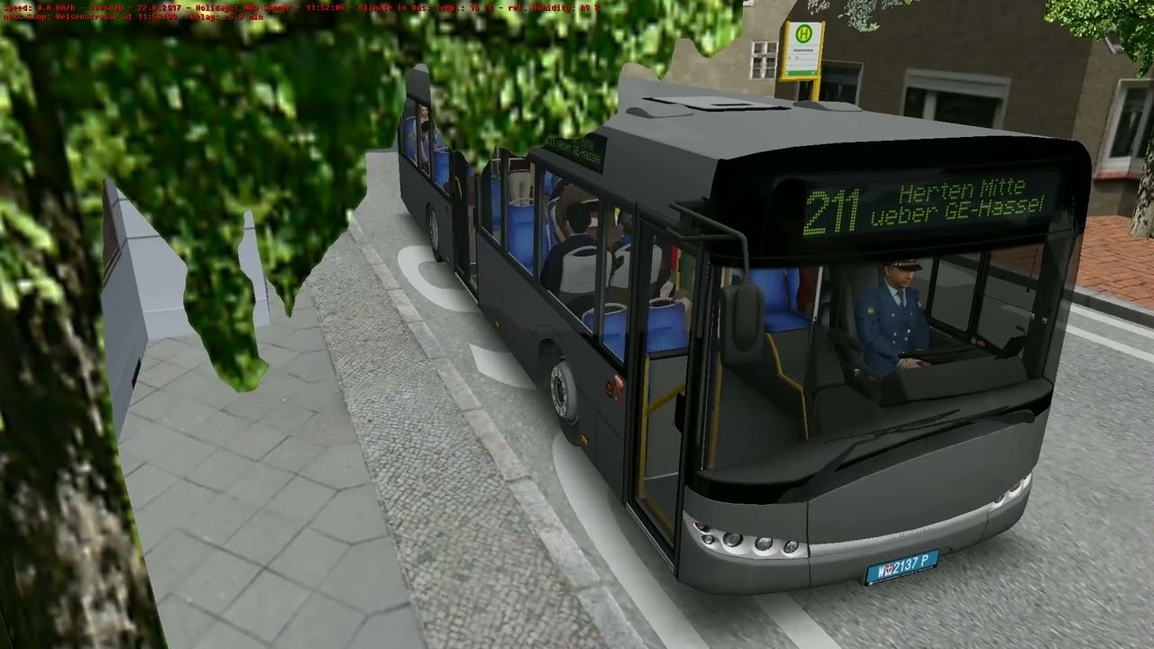 Solaris Urbino 12 III (1,5 d.; C9, D864) on Ruhrgebiet; Line: 211 --- GE-Buer Rathaus - Herten Mitte