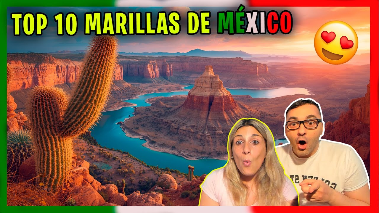 REACCIONANDO a las 10 MARAVILLAS de MÉXICO que parecen de OTRO PLANETA 😱 | ahrepedo