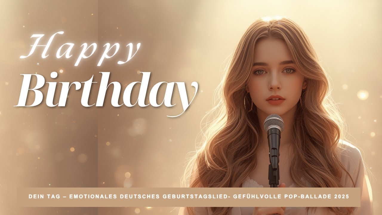 Dein Tag – Emotionales deutsches Geburtstagslied 🎂 | Gefühlvolle Pop-Ballade 2025