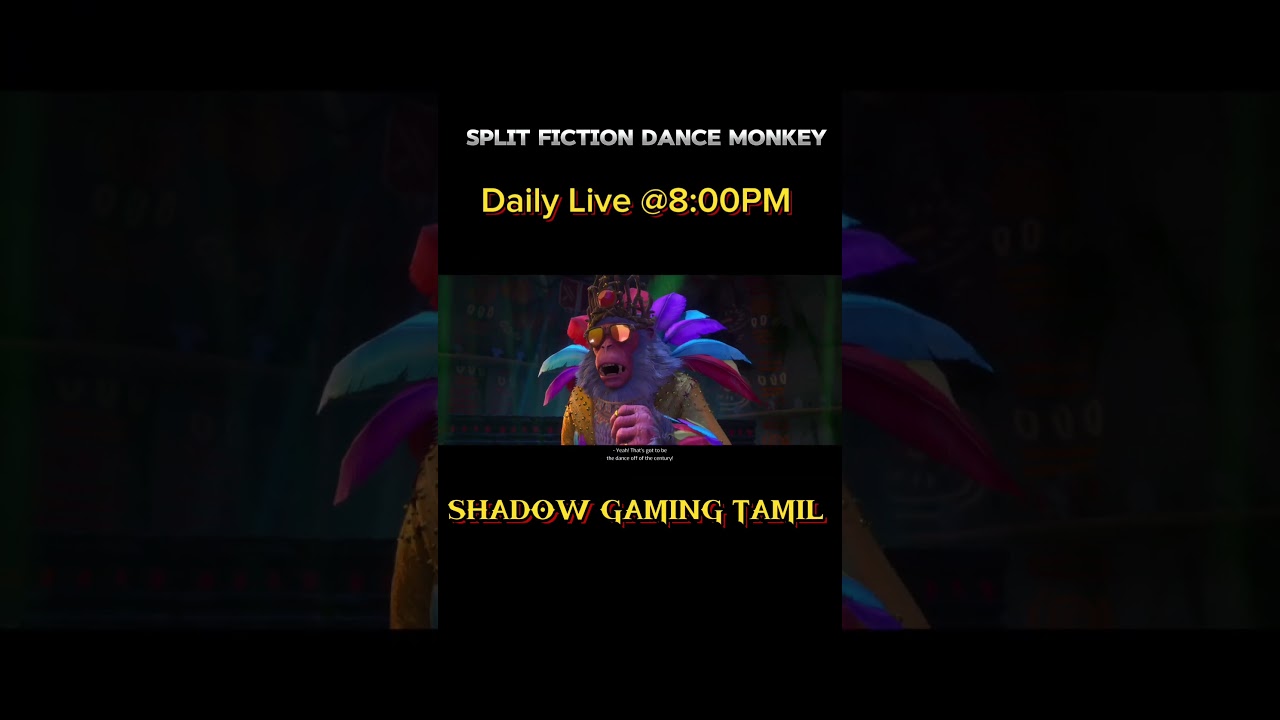 🔥 EPIC Monkey King Dance! 🐒✨ | Split Fiction Tamil Gameplay Shorts 🎮🔥 