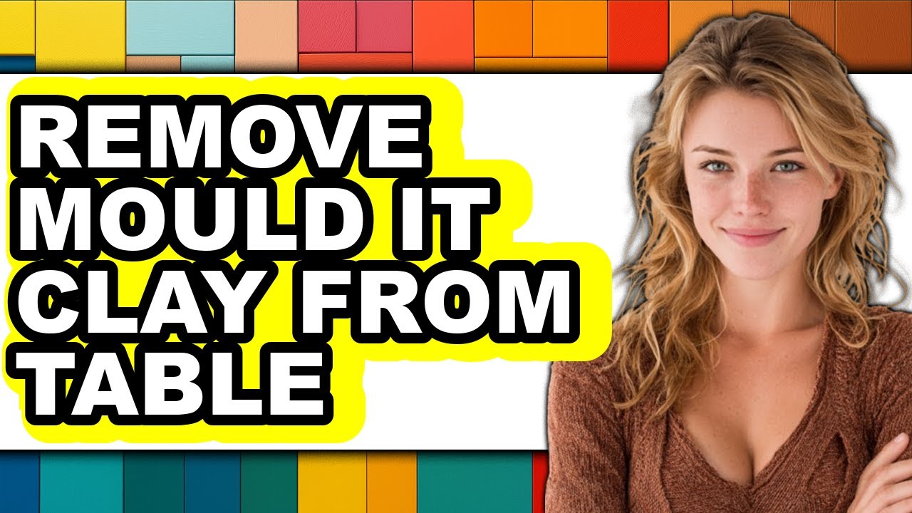 How to Remove Mould It Clay from Table (easy Method)