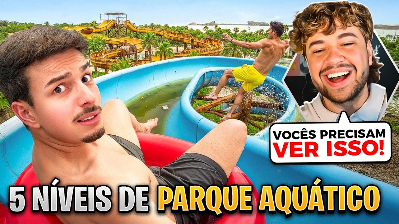 TESTANDO O PIOR x MELHOR PARQUE AQUÁTICO DO MUNDO! - React Neagle