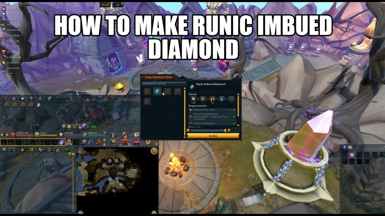 How to make runic imbued diamond | Runescape 3