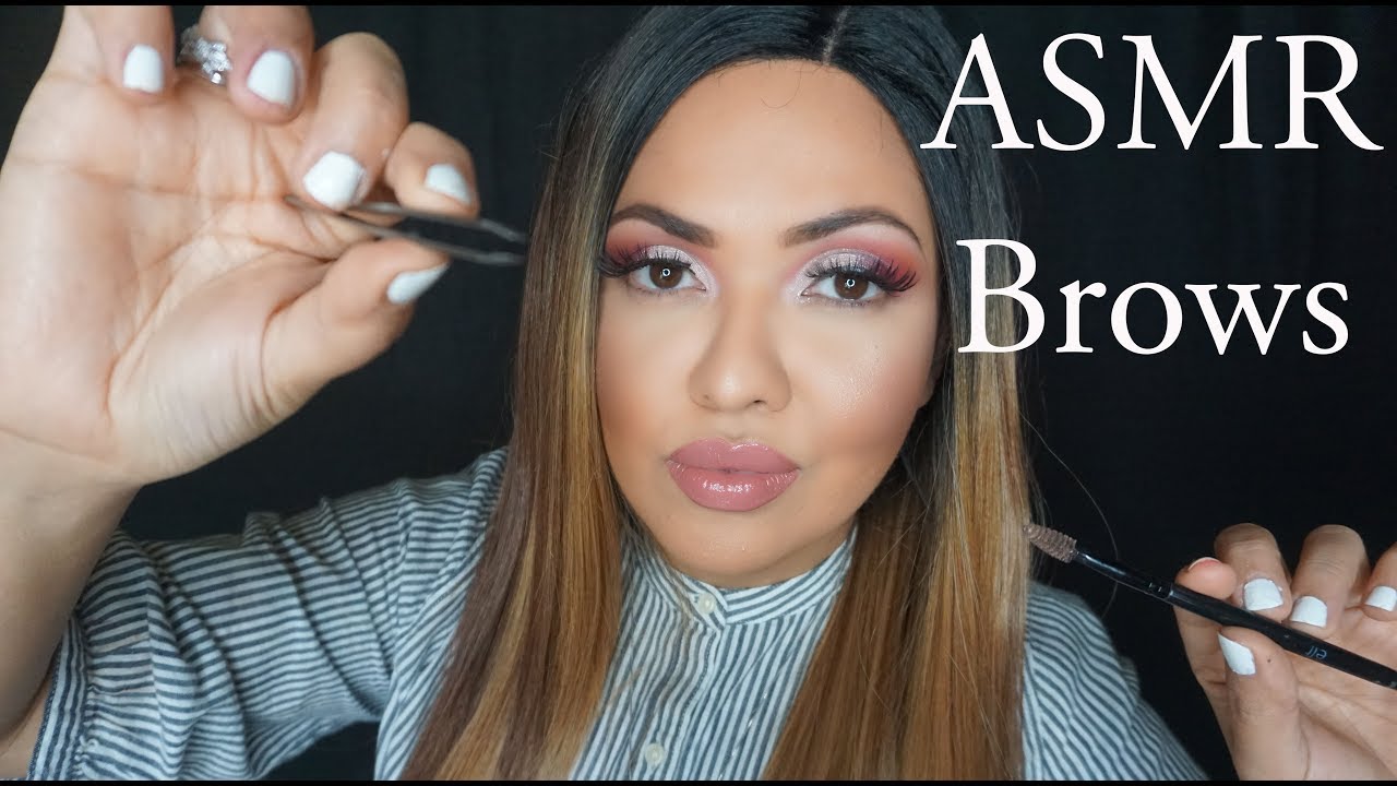 ASMR Friend does Your Eyebrows | Soft Spoken | Foreign Accent